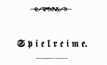 Abz�hlreime und Spielreime